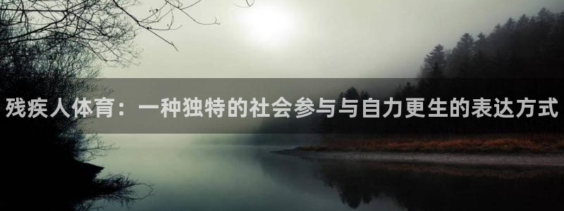 米兰体育官方正版app开户：残疾人体育：一种独特的社