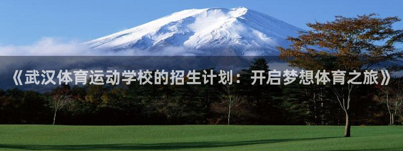 米兰体育官网下载联系电话：《武汉体育运动学校的招生计划：开启